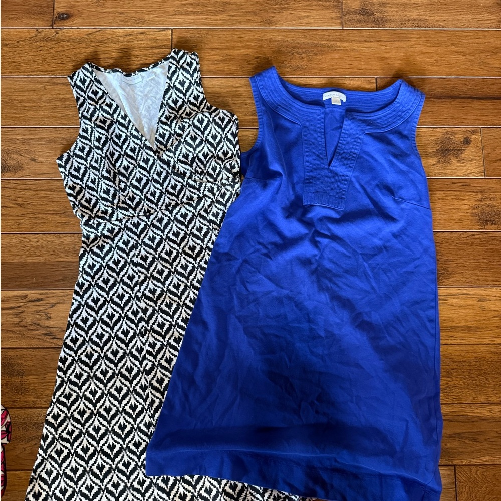 New York & Company Royal Blue Knit Top